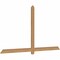 Ekena Millwork Eugene Smooth Timber Gable Bracket, Western Red Cedar, 84"W x 45"H x 1 1/2"D x 3 1/2"F, 13/12 Pitch GBW084X45X0204EUG00SWR - alternate 3